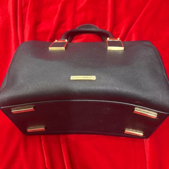 REBECCA MINKOFF BLACK BAG GOLD HARDWARE MEDIUM - Picture 5 of 16